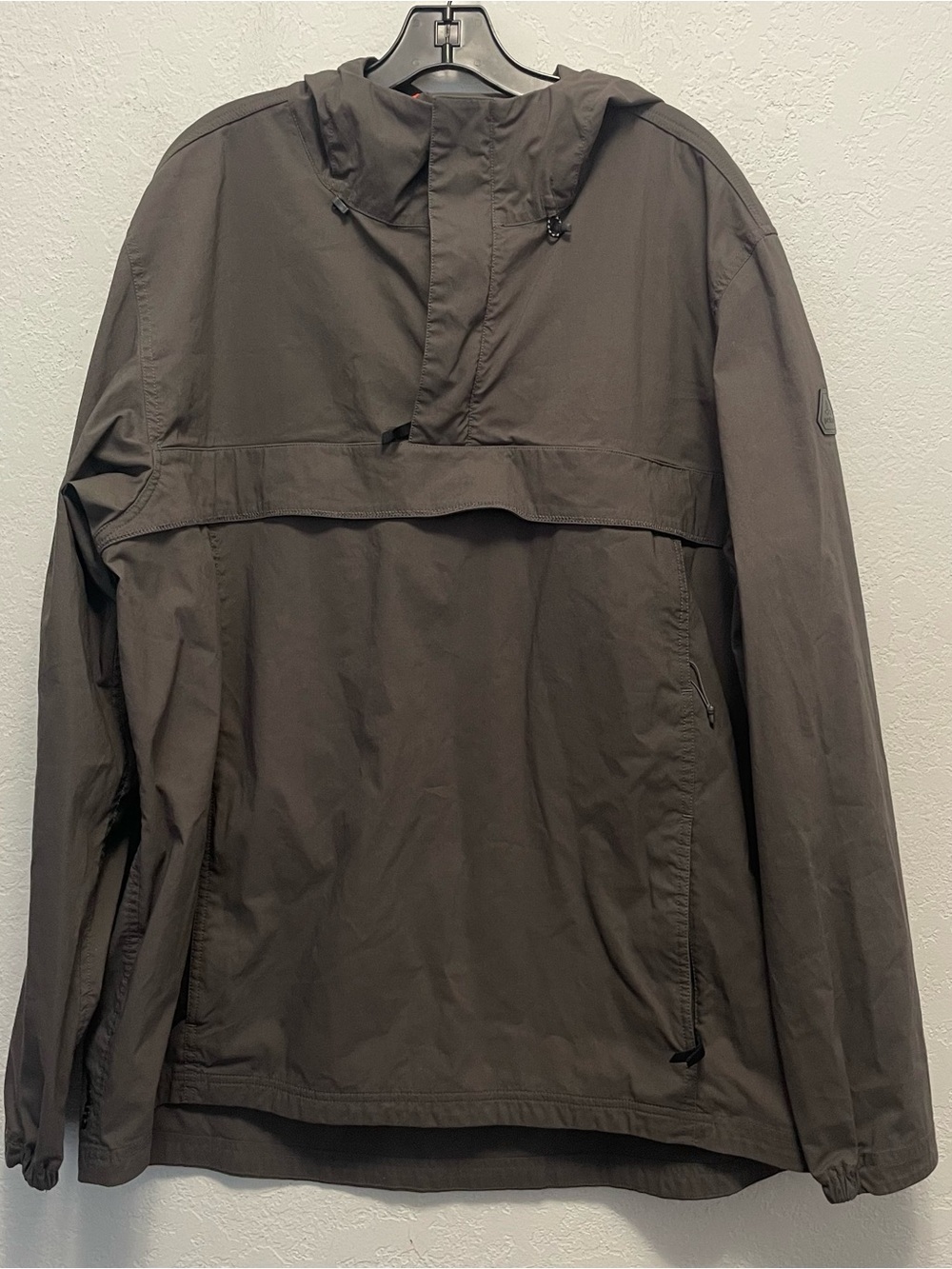 Men's Hooded Anorak Jacket - Gray